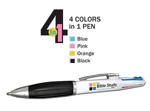 sBible Study Pen (four colour inks)  Carded