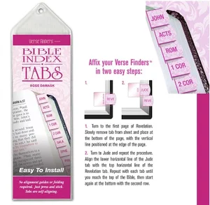Verse Finders- Thin Pack- Rose Damask