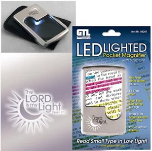 Led Lighted Pocket Magnifier