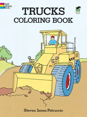 Trucks Colouring Book -Dover Design Colouring Books
