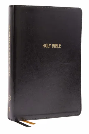 KJV Foundation Large Print Black Study Bible