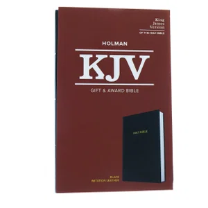 KJV Holman Gift and Award Bible-Black Imitation Leather