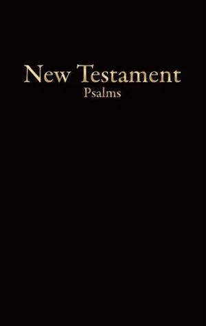 KJV Economy New Testament with Psalms, Black paperback