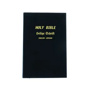 Bible German/English Gothic Red Letter Hardcover (few printing errors, see note)