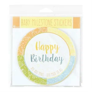 Baby Monthly Milestone Stickers