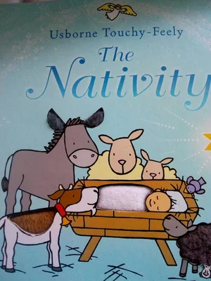 The Nativity (Revised) Usborne Touchy-Feely Board book