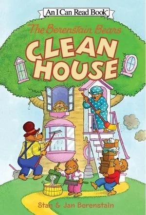 Berenstain Bears Clean House -I Can Read Level 1