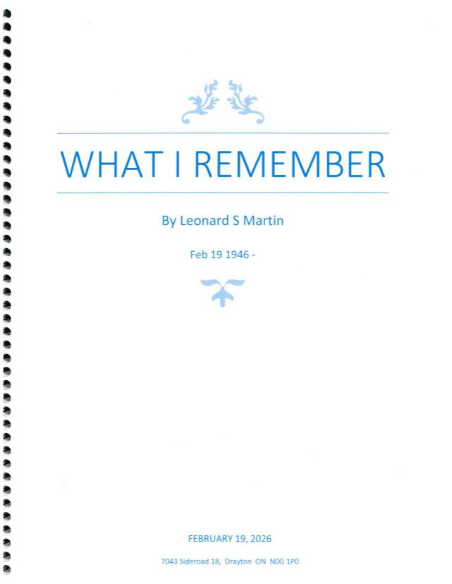 What I Remember