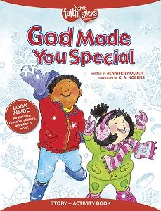 God Made You Special Story + Activity Book -Faith That Sticks Books
