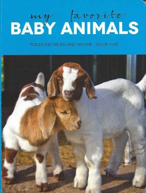 My Favourite Baby Animals Board Book -Toddlers Read and Rhyme - Bo