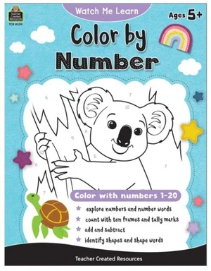 Watch Me Learn: Colour By Number