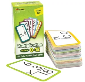 Multiplication All Facts 0-12 Flash Cards