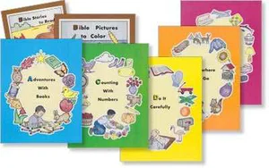 Preschool Set of 6 Workbooks (A-F) with Reader