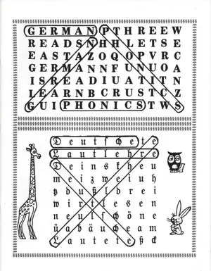 German Phonics Workbook