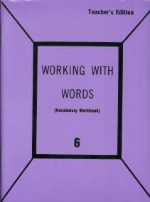 Working With Words Vocab Gr 6 Teachers