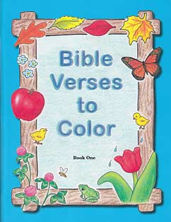 Bible Verses to Colour -Book 1