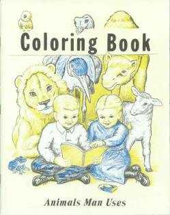 Colouring Book: Animals Man Uses