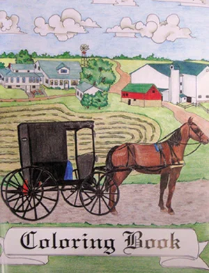 Colouring Book: Horse & Buggy