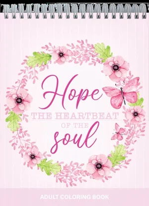Hope Mini Adult Colouring Book