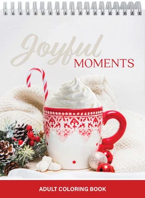 Joyful Moments Christmas Mini Adult Colouring Book