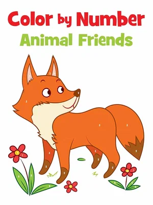Colour By Number Animal Friends