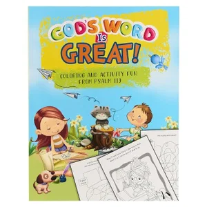 God's Word is Great Colouring and Activity Book - Psalm 119