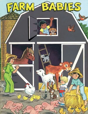 Colouring Book: Farm Babies