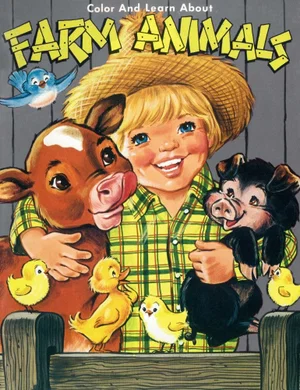 Colouring Book: Farm Animals