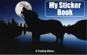 My Sticker Book- Wolf Trading Album