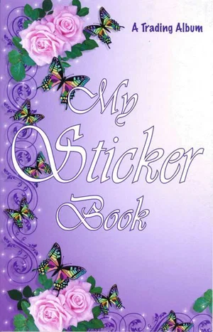 My Sticker Album: Rose & Butterfly Trading Album