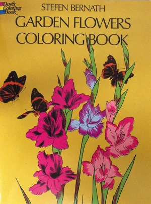 Garden Flowers Colouring Book -Colour Your World