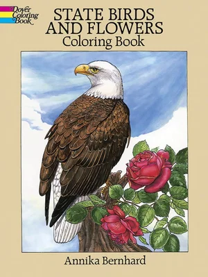 State Birds and Flowers Colouring Book