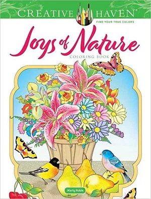Joys of Nature Colouring Book -Creative Haven Colouring Book