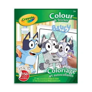 Crayola Colour & Sticker, Bluey