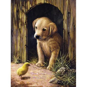 Paint by Number Labrador Puppy