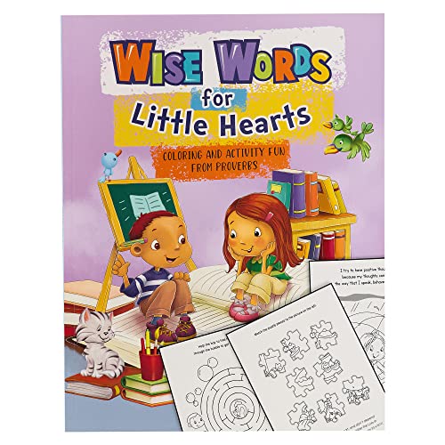 Wise Words for Little Hearts Coloring Book