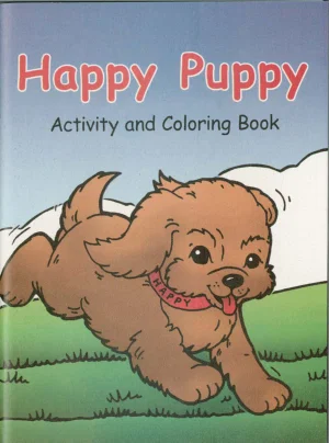 Colouring Book: Happy Puppy Activity & Colour -Mini