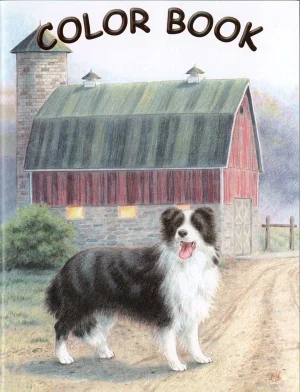 Colouring Book: Farm Dog