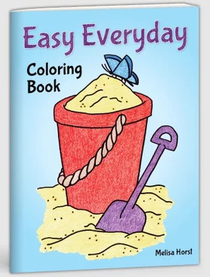 Colouring Book: Easy Everyday