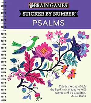Brain Games - Sticker By Number Psalms