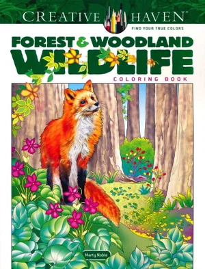 Creative Haven Forest & Woodland Wildl