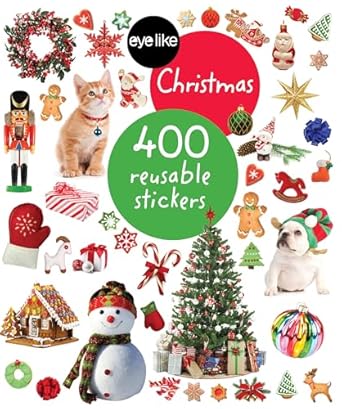 Image of Eyelike Stickers: Christmas: 400 Reusable Stickers