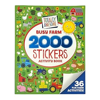 2000 Stickers Busy Farm Activity Book