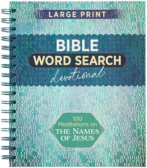 100 Meditations on the Names of Jesus: Word Search Devotional