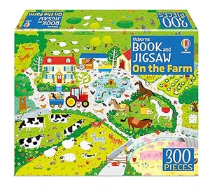 Usborne Book and Jigsaw on the Farm