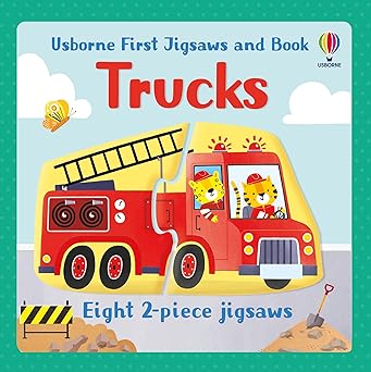 Usborne First Jigsaws and Book: Trucks