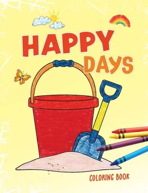 Happy Days Colouring Book