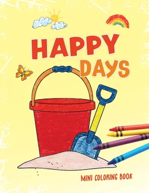 Happy Days Mini Colouring Book