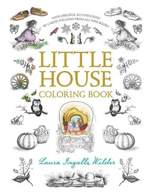Little House Colouring Book for Adults and Kids to Share