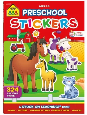 Preschool Stickers -Sticker Workbooks